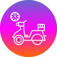 diseño de icono de vector de tiempo de entrega