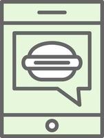 Food App Vector Icon Design