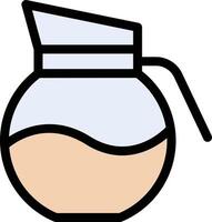 jug vector illustration on a background.Premium quality symbols.vector icons for concept and graphic design.