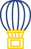 Air Balloon Delivery Vector Icon Design