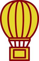 Air Balloon Delivery Vector Icon Design