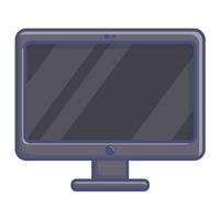 Vector isolated flat icon of computer screen or monitor.