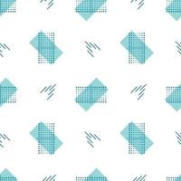 Vector seamless abstract pattern. Background or wallpaper with geometric forms and shapes. Design elements with rectangles and dots.