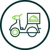 Food Delivery Vector Icon Design