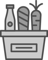 Grocery Vector Icon Design