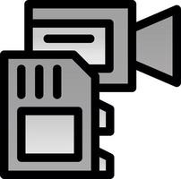 Camera Drive Flat Icon vector