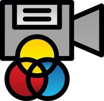 Camera Filter Flat Icon vector