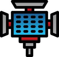 Led Camera Flat Icon vector