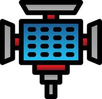 Led Camera Flat Icon vector