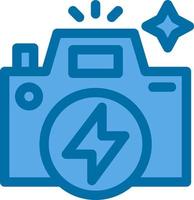 flash, cámara, plano, icono vector