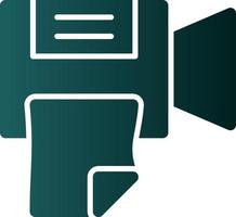 Cleaning Camera Flat Icon vector