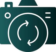 Front Camera Flat Icon vector