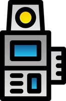 Camera Meter Flat Icon vector