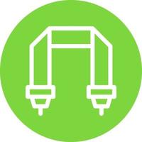 Camera Strap Flat Icon vector