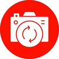 Front Camera Flat Icon vector