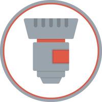 Camera Lens Flat Icon vector