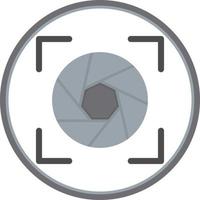 Camera Frame Flat Icon vector