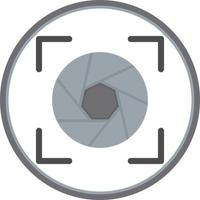 Camera Frame Flat Icon vector