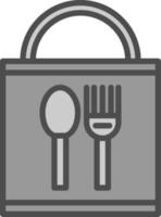 Food Pack Vector Icon Design