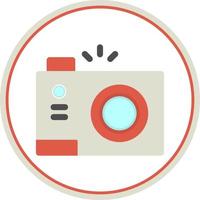 Compact Camera Flat Icon vector