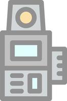 Camera Meter Flat Icon vector