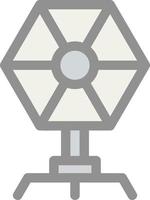 Camera Reflector Flat Icon vector