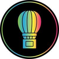 Air Balloon Delivery Vector Icon Design