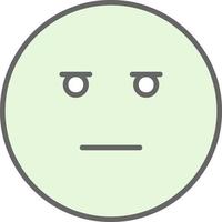 Expressionless Face Vector Icon Design