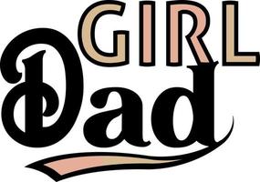 Dad Typography T-Shirt Design. Dad lover T-Shirt design, Dad typography print design template vector