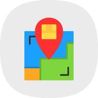 Delivery Location Vector Icon Design