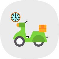 Delivery Time Vector Icon Design