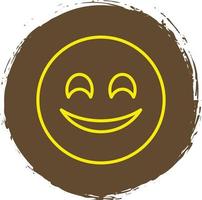 Smiling Face with Smiling Eyes Vector Icon Design