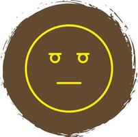 Expressionless Face Vector Icon Design