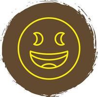 Grinning Squinting Face Vector Icon Design