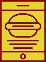 Food Application Vector Icon Design