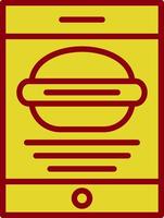 Food Application Vector Icon Design