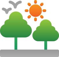 Forest Flat Icon vector