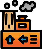 Geothermal Energy Flat Icon vector