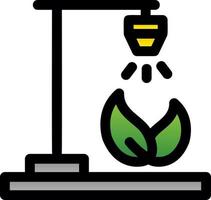 Eco Street Light Flat Icon vector