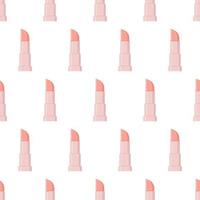 Seamless pattern with pink lipstick. vector illustration