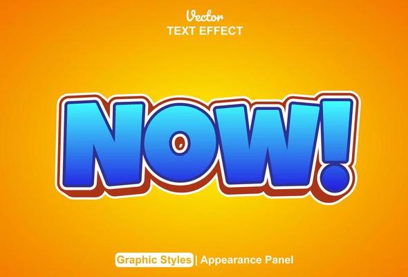 Text effect now with graphic style and editable.