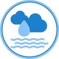 Ocean Energy Flat Icon vector