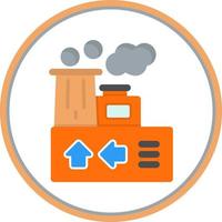 Geothermal Energy Flat Icon vector