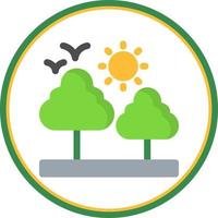 Forest Flat Icon vector
