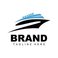 Ship Logo, Ocean Transport Vector, And Cruise Ship, Cargo, Logistics, Sailing School, Speedboat vector