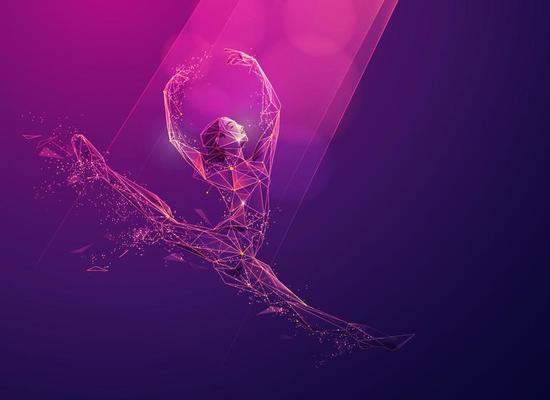 vivid polygon ballet
