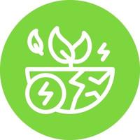 Sustainable Energy Flat Icon vector