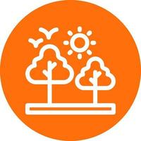 Forest Flat Icon vector