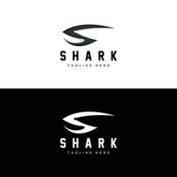 Shark Logo, Wild Fish Vector Illustration, Ocean Predator, Product Brand Design Icon