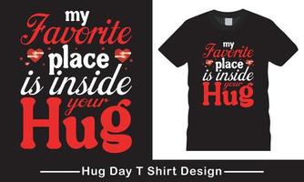 Hug day Vector, Hug day mothers t shirt design, vector